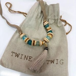 Twine and Twig Tassel Necklace